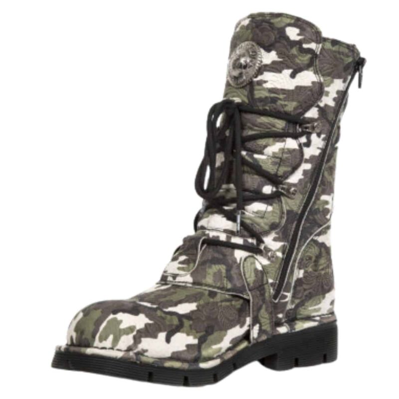 Black Plaining With Laces M-1473-S36 Boots