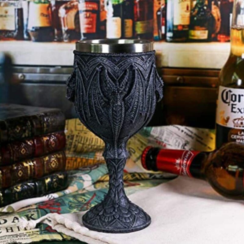 Medieval Gothic Dragon Goblet