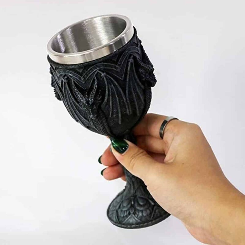 Medieval Gothic Dragon Goblet