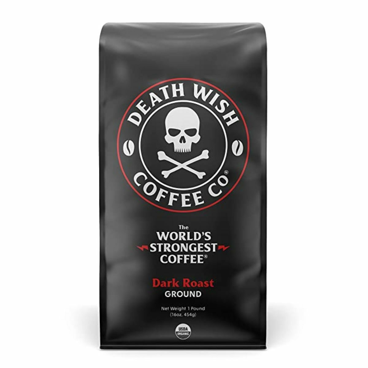 Death Wish Dark Roast Grounds Coffee
