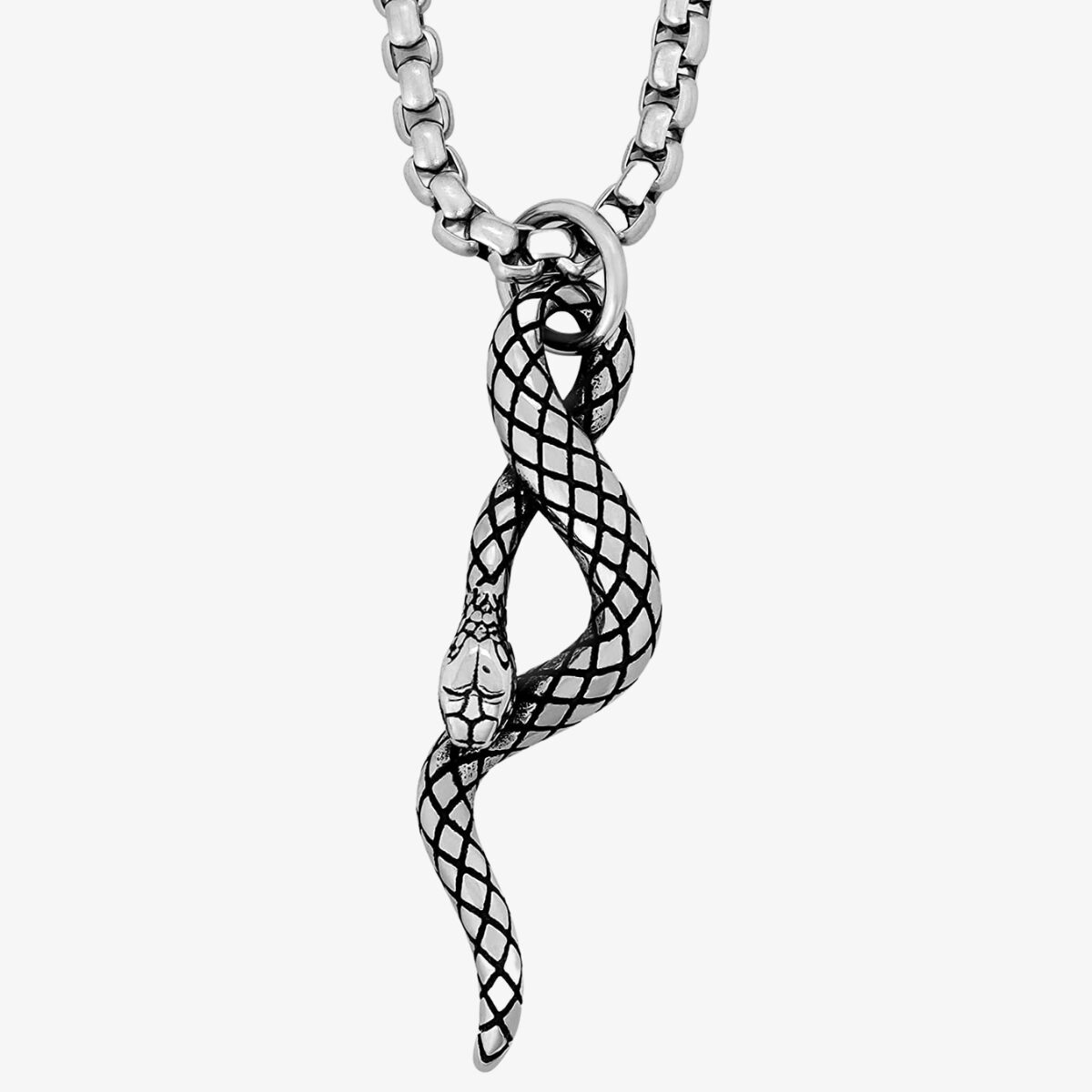 Ouroboros Viking Serpent Necklace