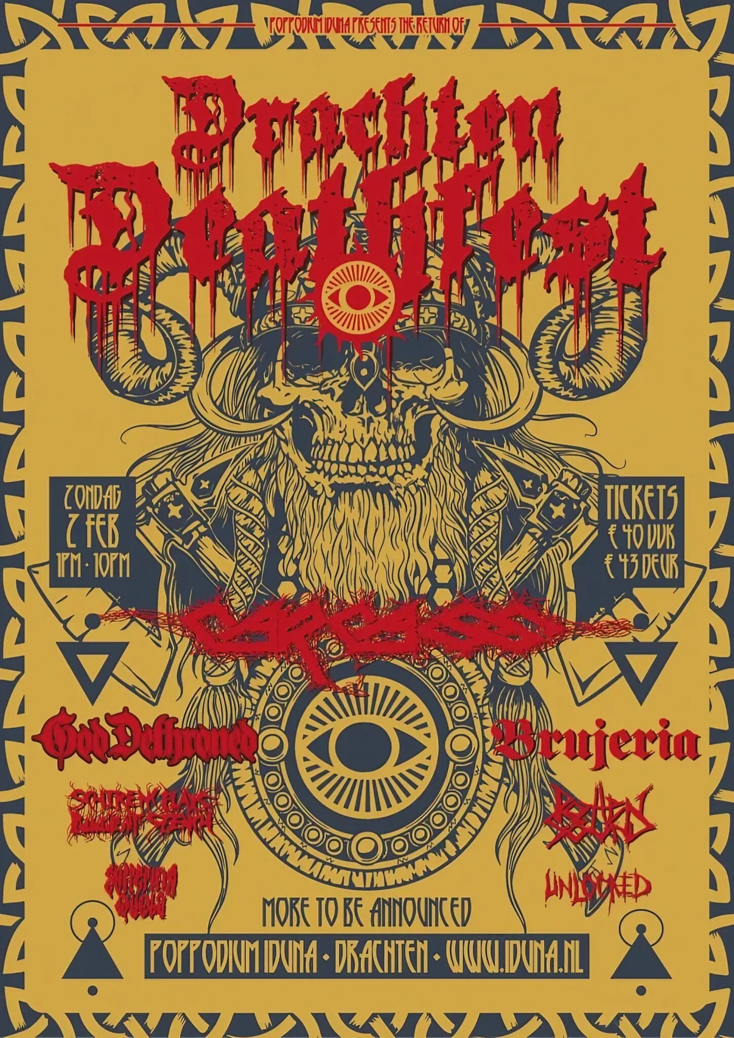Official Drachten Deathfest’s 2025 Poster