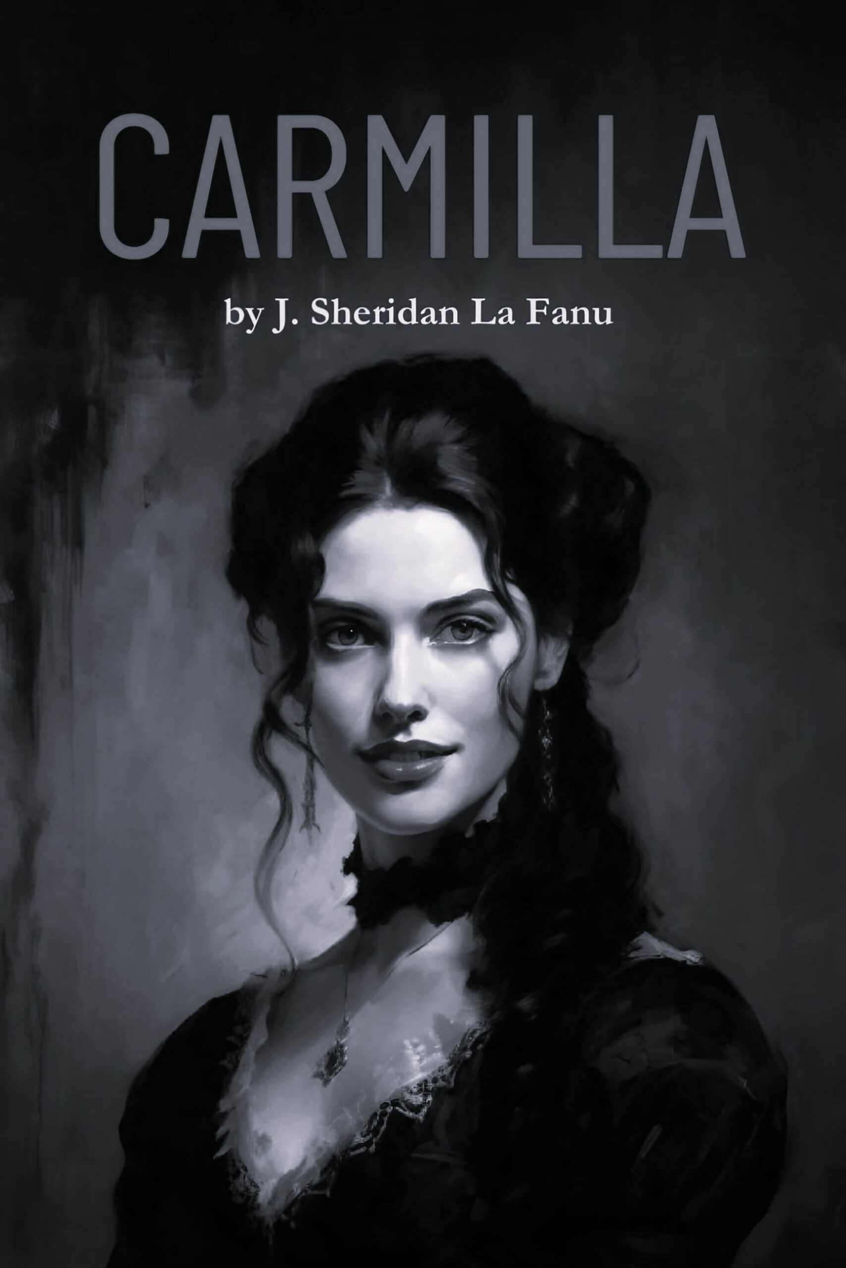 An illustration shows a weeping ancient queen and a shadowed Victorian vampire on a foggy London street.