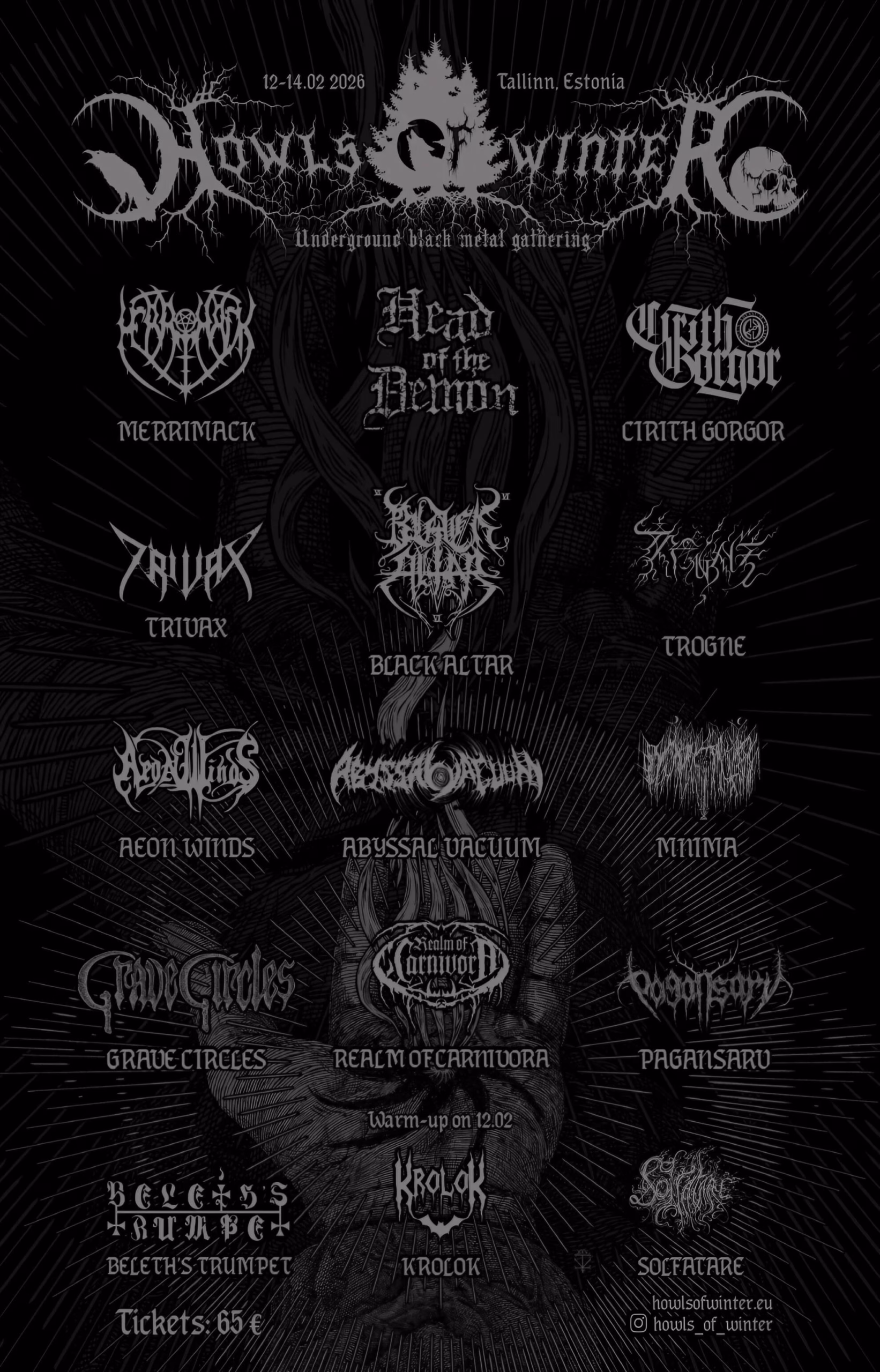 Cirith Gorgor does not stand alone in the frozen dark. The organizers of Howls of Winter have constructed a lineup that balances the Old Guard with the vanguard of the underground.