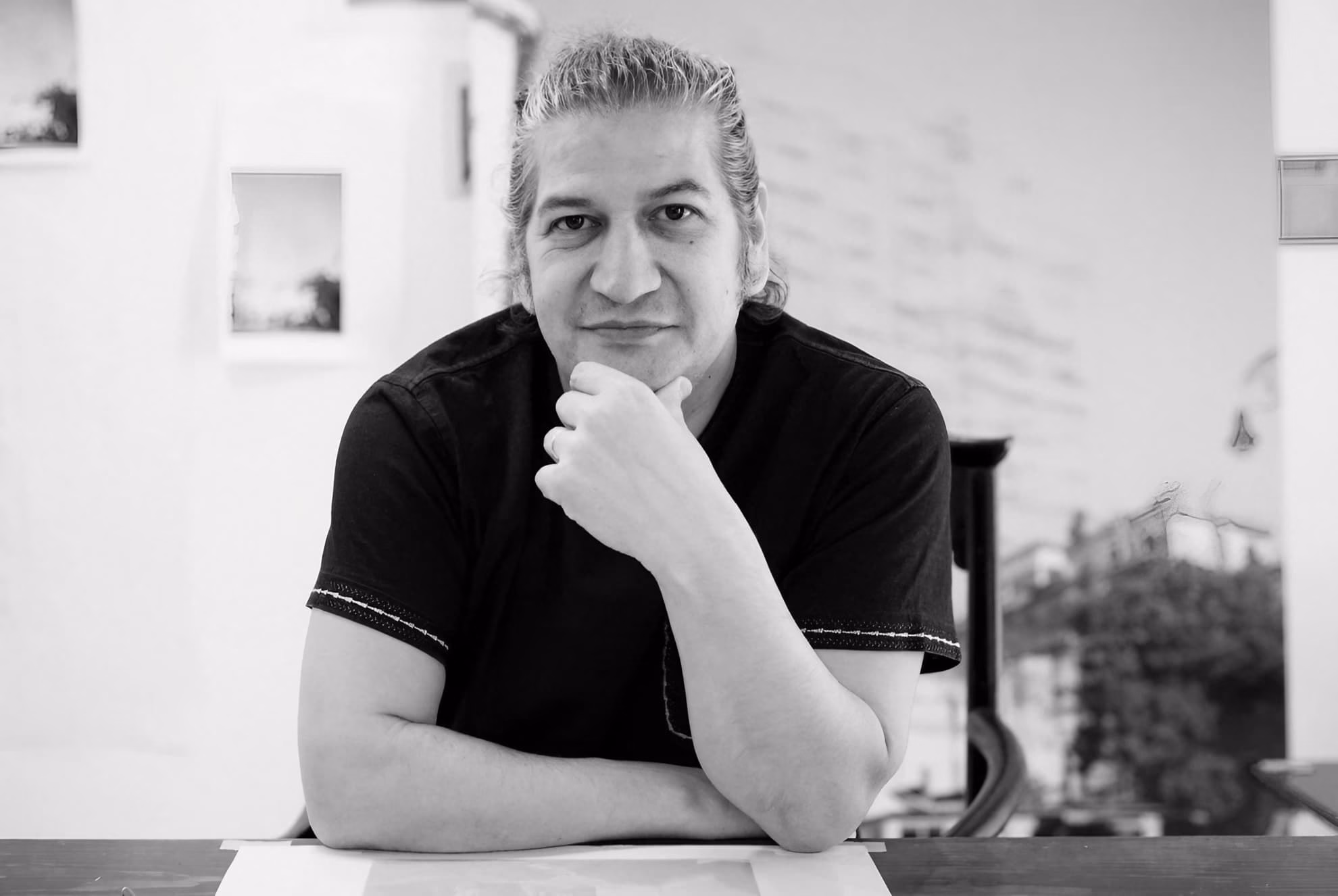 Carlos Garaicoa, artist behind ‘Ciudad Armero,’ photographed in his studio.