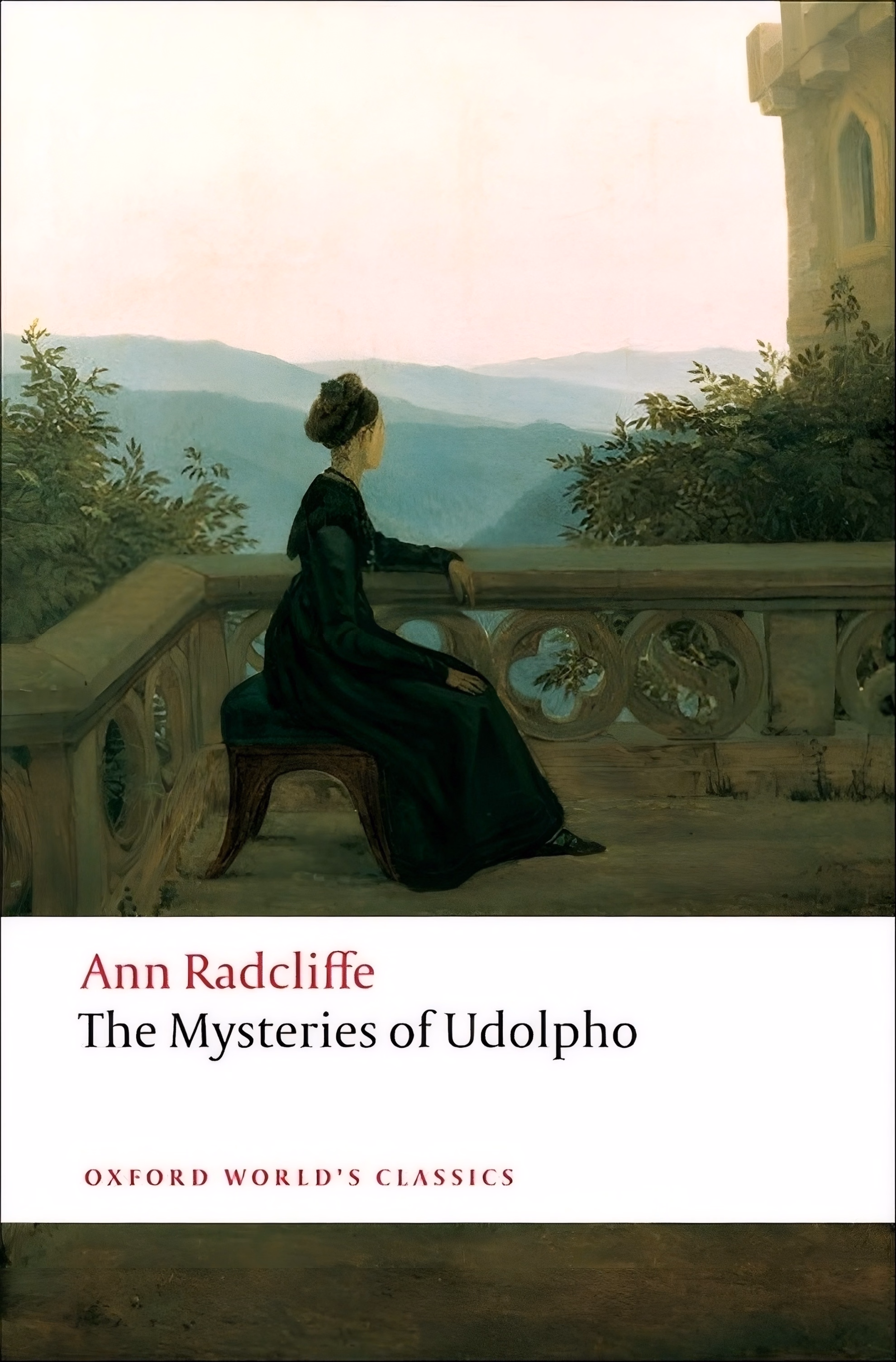 Holbein’s ‘Dance of Death’ Made the Macabre a Reading Habit Oxford World’s Classics cover of Ann Radcliffe’s ‘The Mysteries of Udolpho,’ a woman on a stone balcony.